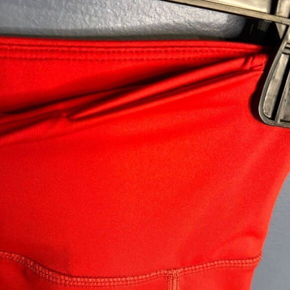 Zyia Active Light N Tight Leggings Capri Red Size 4 - Picture 2 of 6